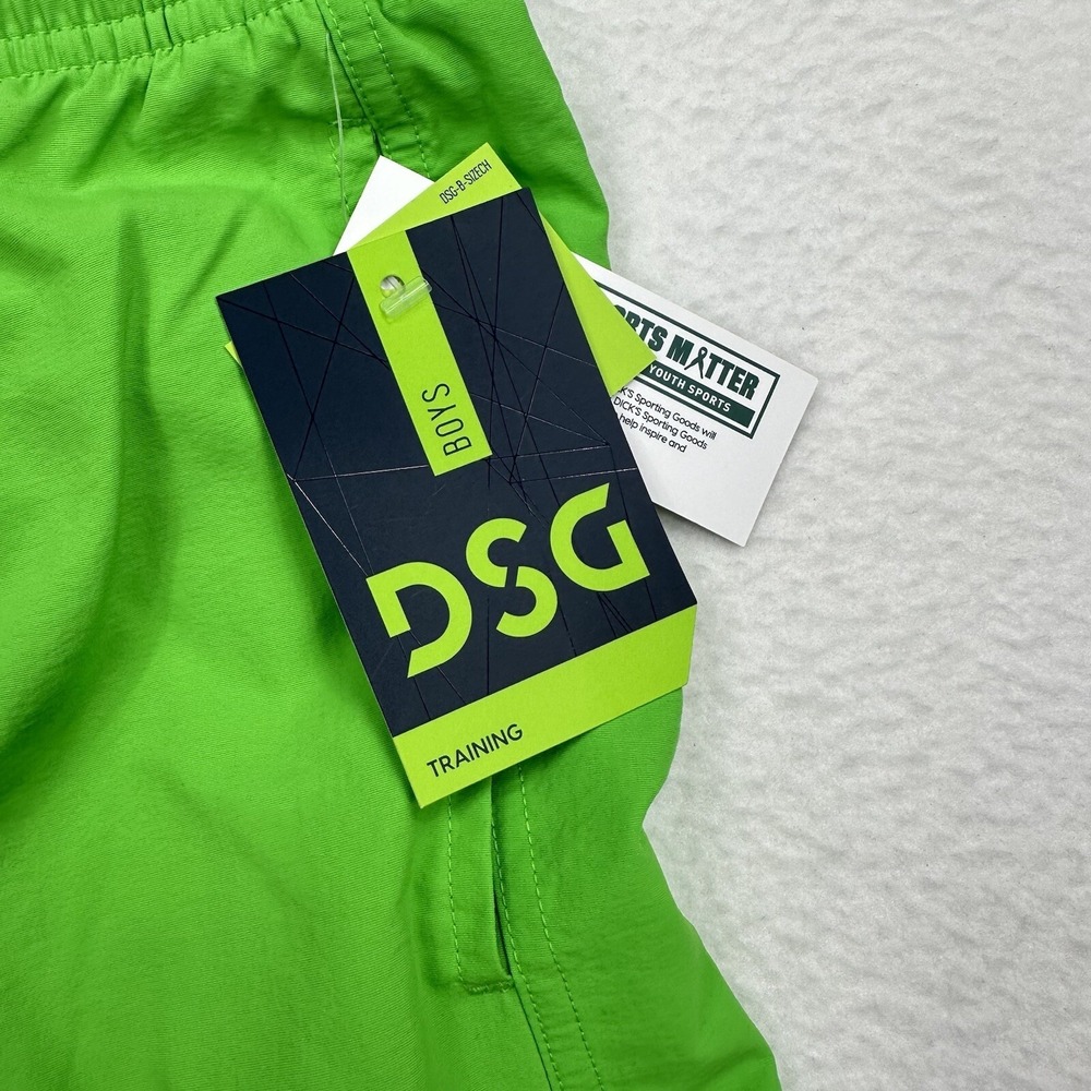 DSG Boys Youth Woven Shorts Size Large Gamer Green Athletic Fit - Picture 3 of 7